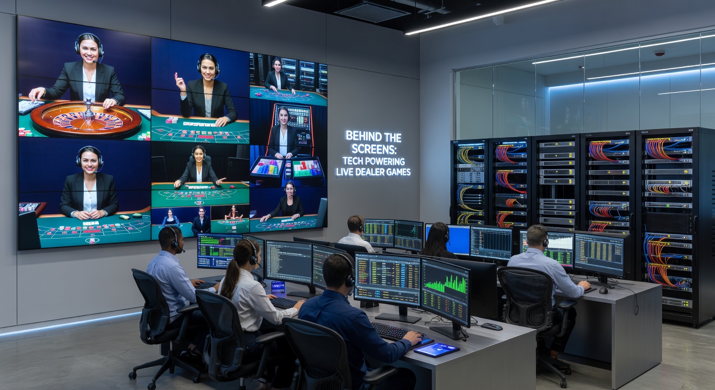 Nahaufnahme eines High-Tech-Tisches mit integrierten Sensoren und OCR-Technologie für Karten-Erkennung in einem Live-Dealer-Studio