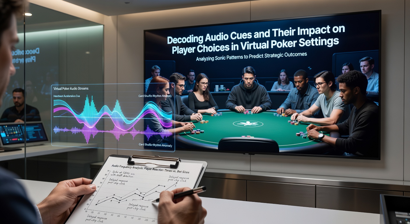 Analyse von Spielerverhalten mit Fokus auf Audio-Feedback in Poker-Software