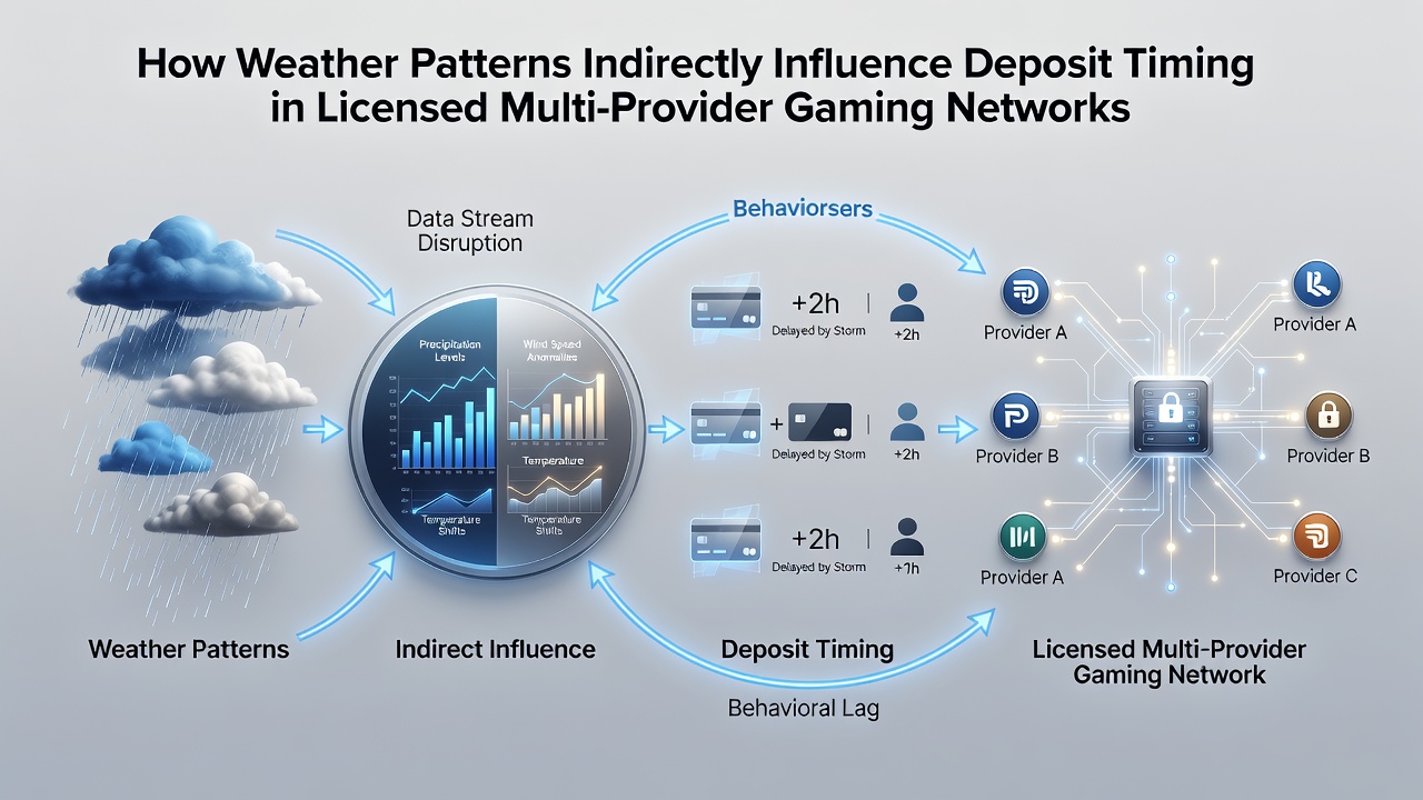 Analyse von Einzahlungszeitpunkten unter Einfluss variabler Wetterbedingungen in Gaming-Plattformen