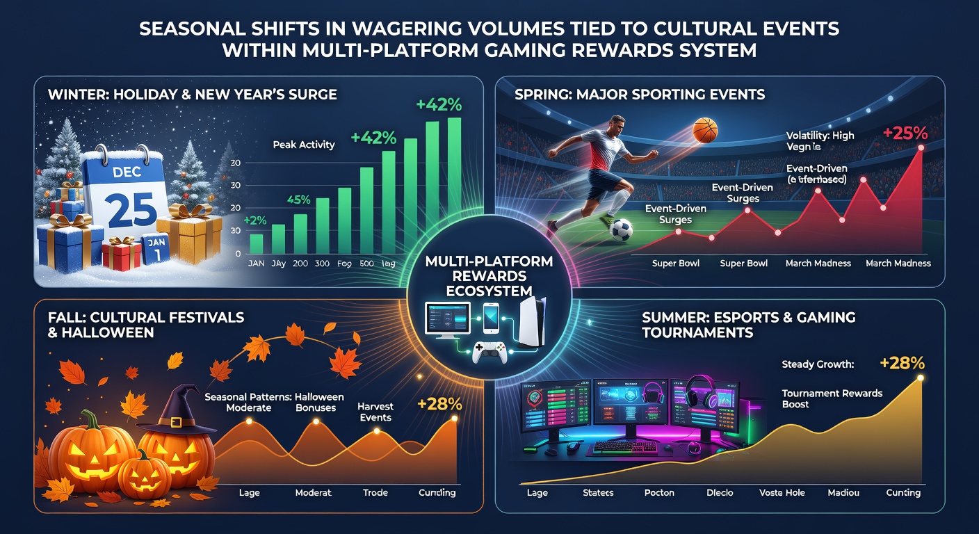 Darstellung von Belohnungssystemen und saisonalen Anpassungen in Online-Gaming